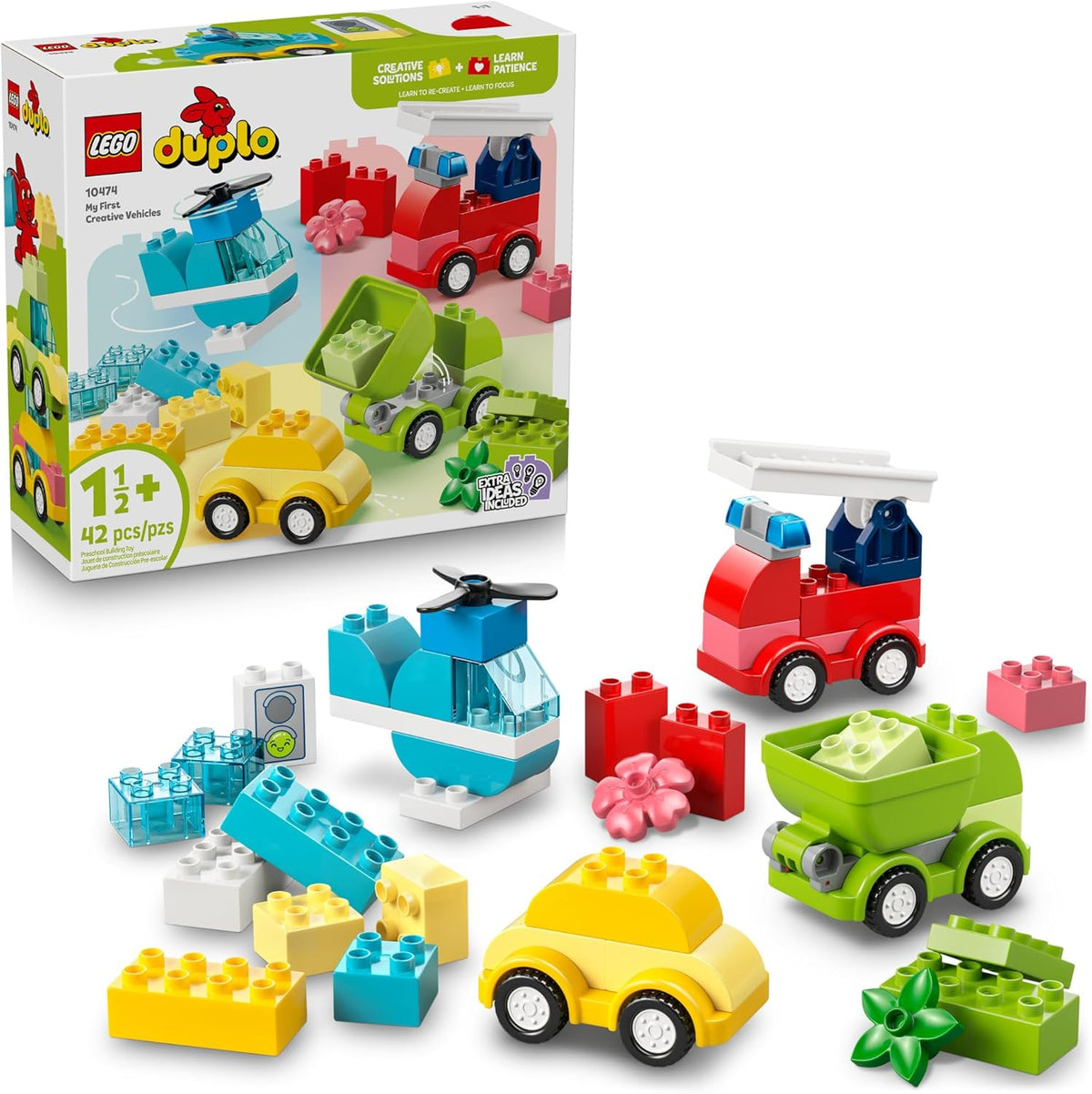 LEGO DUPLO My First Creative Vehicles Juguete de construcción para...