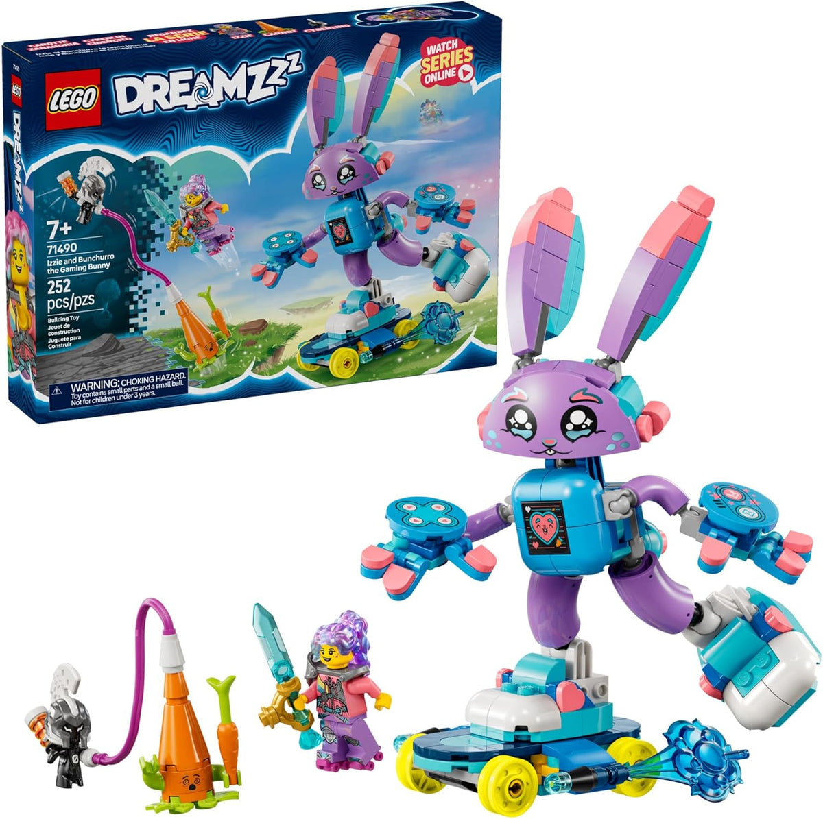 LEGO DREAMZzz Izzie y Bunchurro El Conejo de Juegos - Juguete de Co...