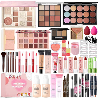 Kit de maquillaje todo en uno para mujeres, kit completo, juego de...