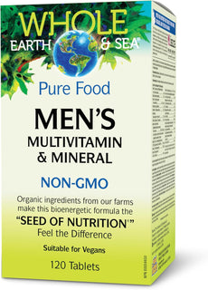 Natural Factors Whole Earth & Sea Multivitamínico y mineral par...