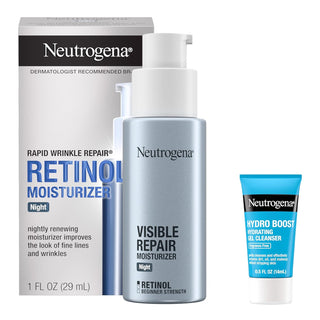 Neutrogena Crema Hidratante de Noche Retinol para Reparación Rápida...