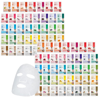 DERMAL Paquete Combinado de 78 Mascarillas Faciales Coreanas con Es...