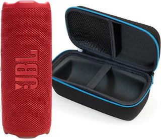 JBL Flip 7 (Rojo) + Paquete con estuche protector divvi! de carcasa...