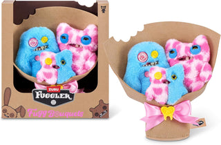 Fuggler Ramos de flores: juego de peluche de 2 x 9 pulgadas + 1 x 3...