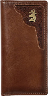 House of Jack Co. Cartera larga para hombre | Cuero de grano comple...