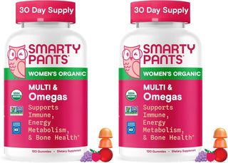 SmartyPants Gomitas multivitamínicas orgánicas para mujeres: biotin...