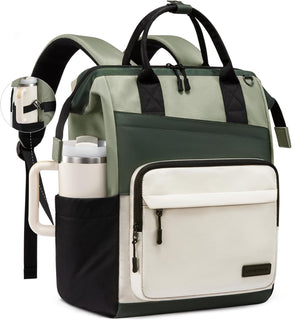 LOVEVOOK - Mochila de computadora portátil para mujer, mochila de 1...