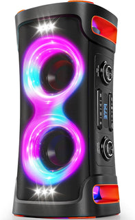 SunTrok Altavoz Bluetooth para fiestas: 300 W pico potente sonido e...
