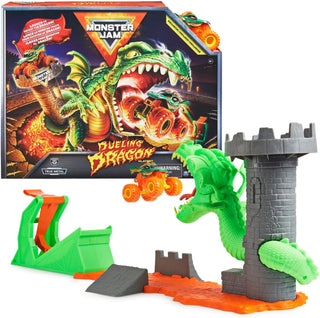 Monster Jam, juego Dueling Dragon con camión monstruo Dragón exclus...