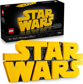LEGO Star Wars Logo de Star Wars construido con ladrillo