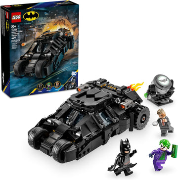 LEGO DC Batman Tumbler vs Two Face & The Joker Toy Building Set – Superhéroe Batmobile juguete de The Dark Knight para niños, niños y niñas, a partir de 8 años, idea de regalo para cumpleaños y
