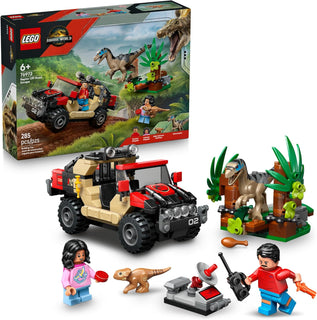 LEGO Jurassic World Raptor Off-Road Escape - Juego de