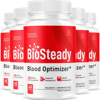Biosteady - Cápsulas de fórmula avanzada Biosteady (paquete de 5),...