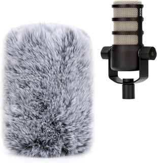 PodMic - Funda peluda con filtro pop, cubierta de viento para micró...