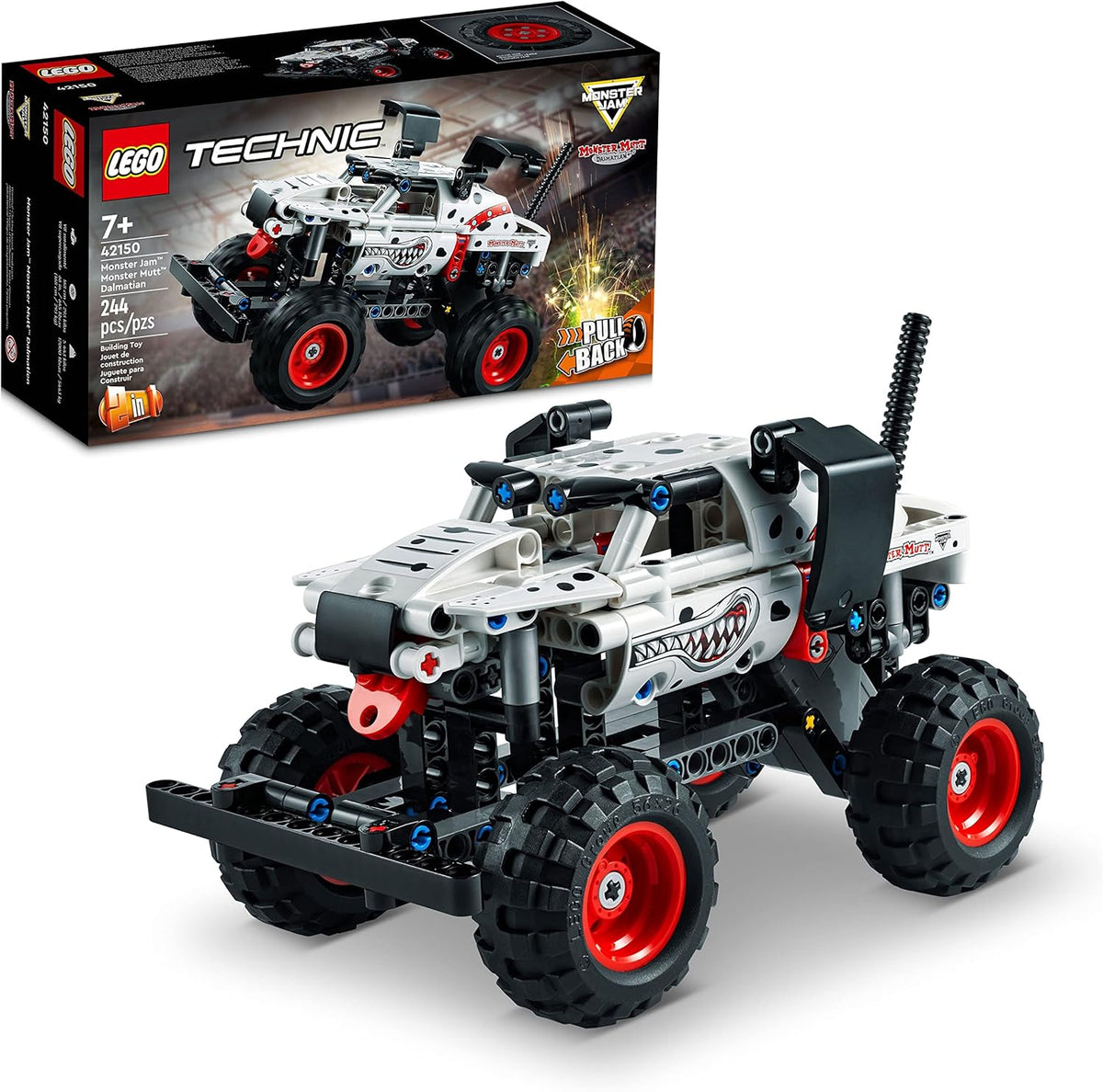 LEGO Technic Monster Jam Monster Mutt Dálmata juguete de