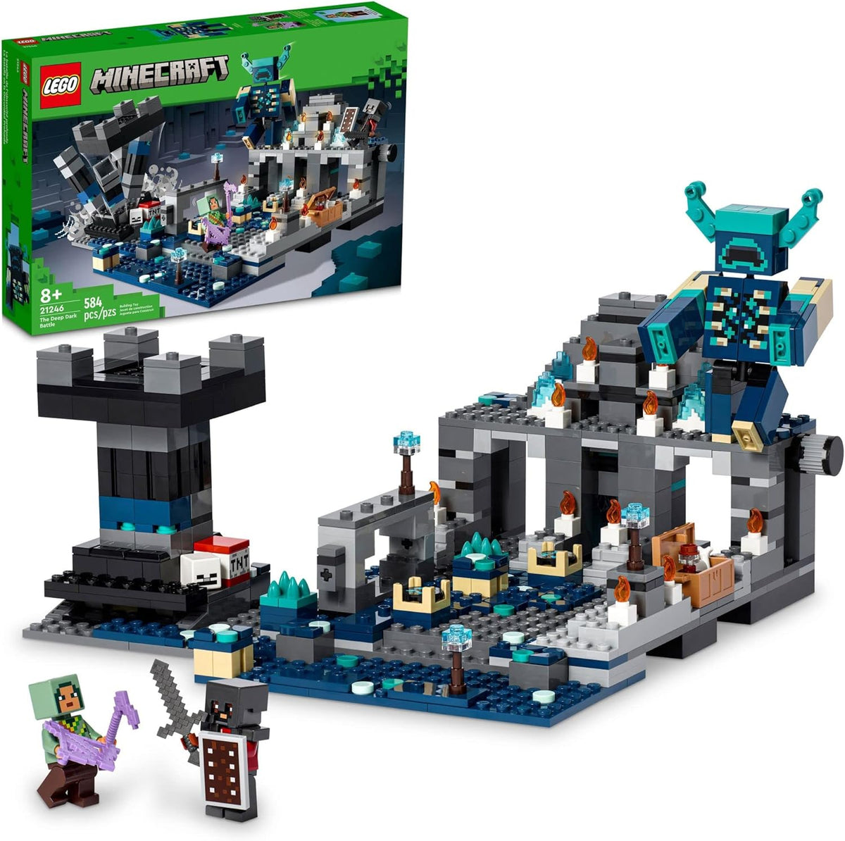 LEGO Minecraft The Deep Dark Battle Set 21246 Biome