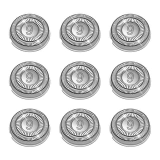 Paquete de 9 cabezales de repuesto SH90 compatibles con Philips Nor...