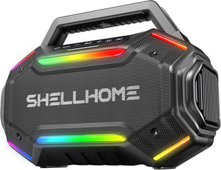 ShellHome Altavoces Bluetooth 6.0 para exterior, altavoz potente de...