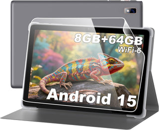 Tablet, tabletas Android 15 de 10.1 pulgadas, 8 GB de RAM 64 GB ROM...