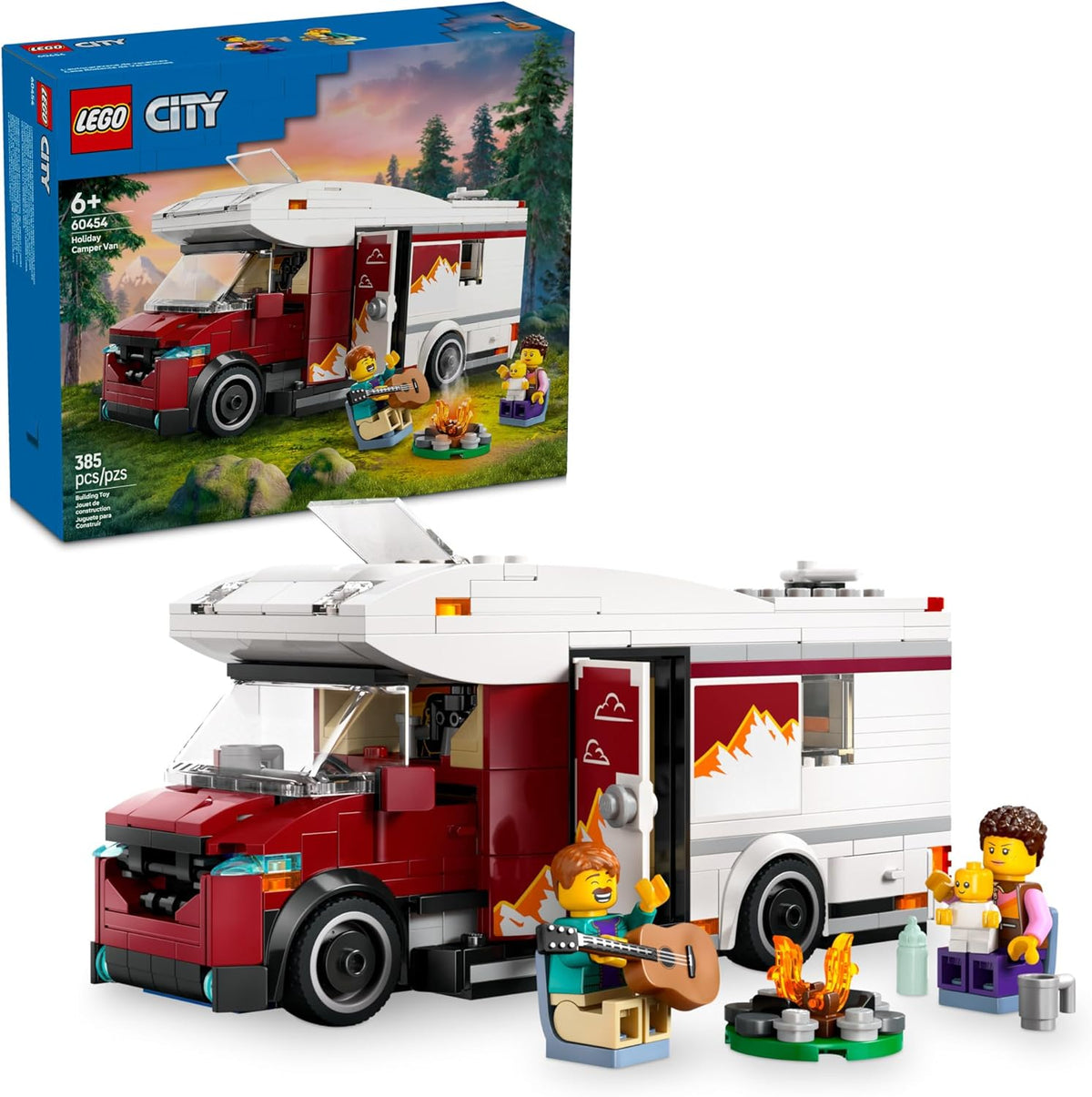 LEGO City - Furgoneta de Vacaciones de Aventura Festiva 60454 - Jue...