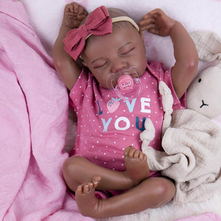 Milidool Reborn Baby Dolls Black Girl - Muñecas de bebé realistas d...