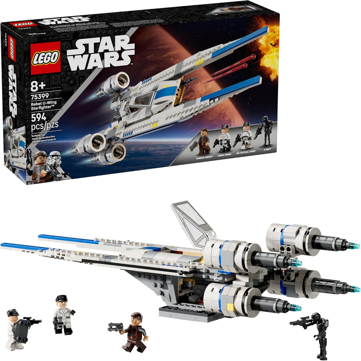 LEGO Star Wars Conjunto de Construcción U-Wing de los Rebeldes - In...