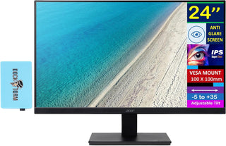 acer Monitor FHD IPS de 24" con tiempo de respuesta de 4 ms, an...