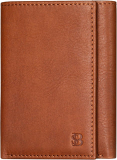 SERMAN BRANDS Billetera plegable para hombre con bloqueo RFID - Cue...