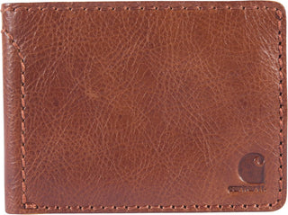 Carhartt Billetera plegable de piel pátina B0000400 para hombre