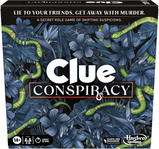 Hasbro Gaming Juego de mesa Clue Conspiracy para adultos y