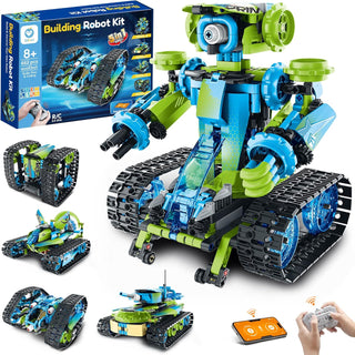 Sillbird Kit de construcción de automóvil robot con control remoto,...
