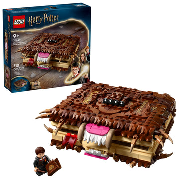 LEGO Harry Potter Mordiendo Libro de Monstruos Juguete - Juego de Simulación para Niños y Niñas, Mayores de 9 Años - Minifigura Coleccionable de Fondo Largo de Neville - Idea de Regalo para Cumpleaños y Amantes de los Libros - 76449
