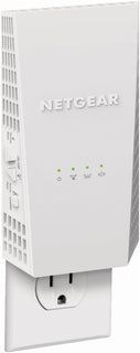 NETGEAR - Extensor de Rango de Enchufe de Pared de Malla WiFi EX6400 AC1900 y Amplificador de Señal