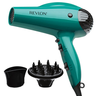 Revlon Secador de Pelo Iónico con Refuerzo de Volumen 1875W, Verde