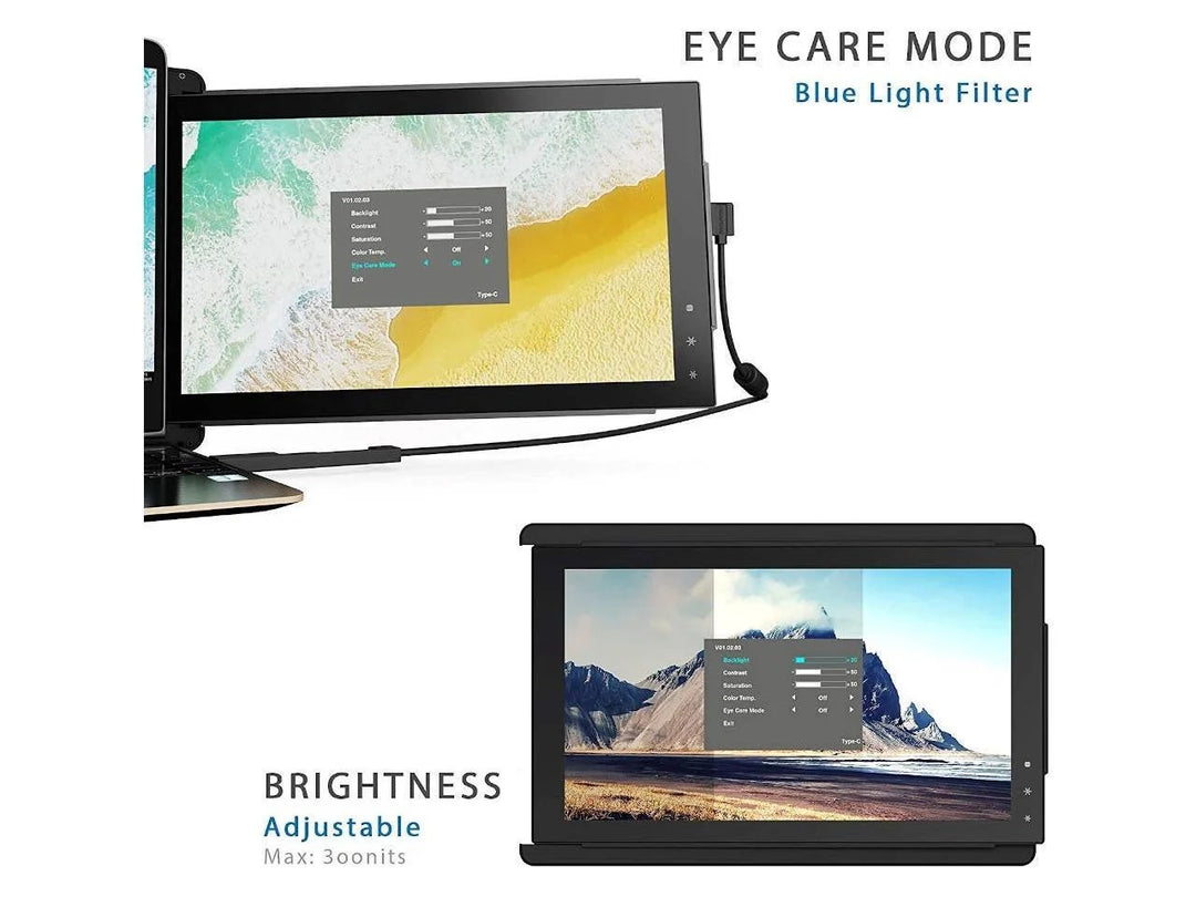 101-1003P01 Trio Portable 12.5 Inch Monitor Extension for Laptops