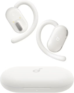 Auriculares de oído abierto V20I de Anker, ganchos rotativos, ultra cómodos, ajuste ceñido, blancos