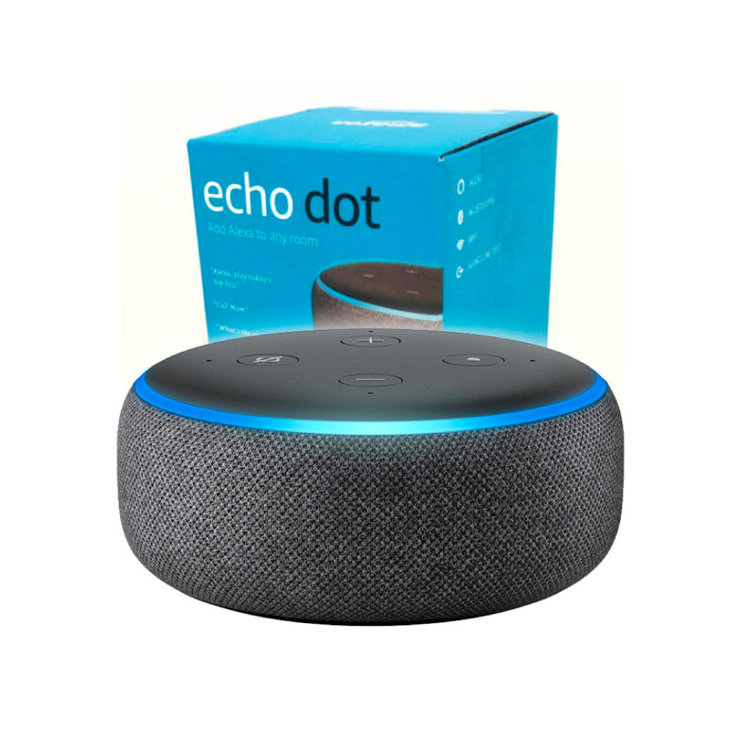 Echo Dot 3rd Gen con asistente virtual Alexa color carbón 110V/240V