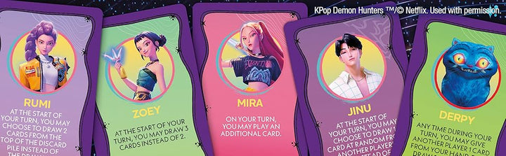 Monopoly Oferta Juego de cartas Kpop Demon Hunters Juegos
