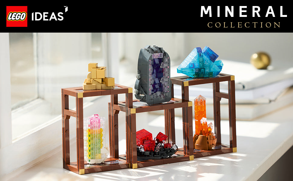 LEGO Ideas Mineral Collection - Juego de construcción para