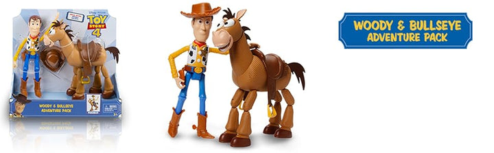 Toy Story 4Paquete de Pixar Woody y Bullseye de Disney