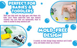Tub Works Vehicles - Juguetes de baño sin moho para coches