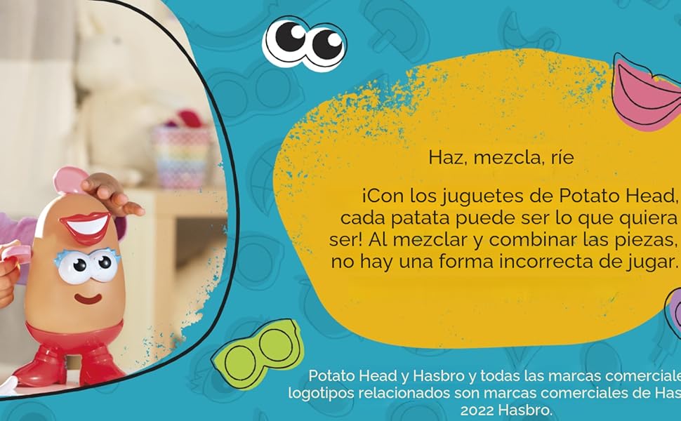 Mr Potato Head Mr Potato Head Set con 13 piezas y piezas