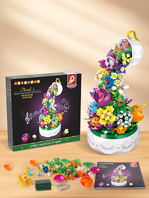 HOGOKIDS Kit de bloques de construcción de caja de música