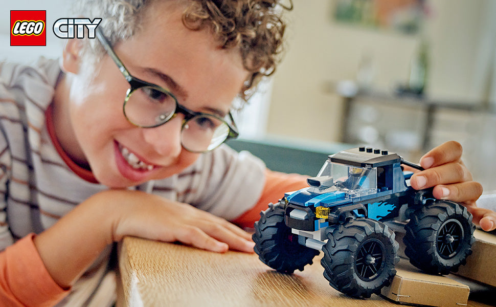 LEGO City Blue Monster Truck - Juego de juguete