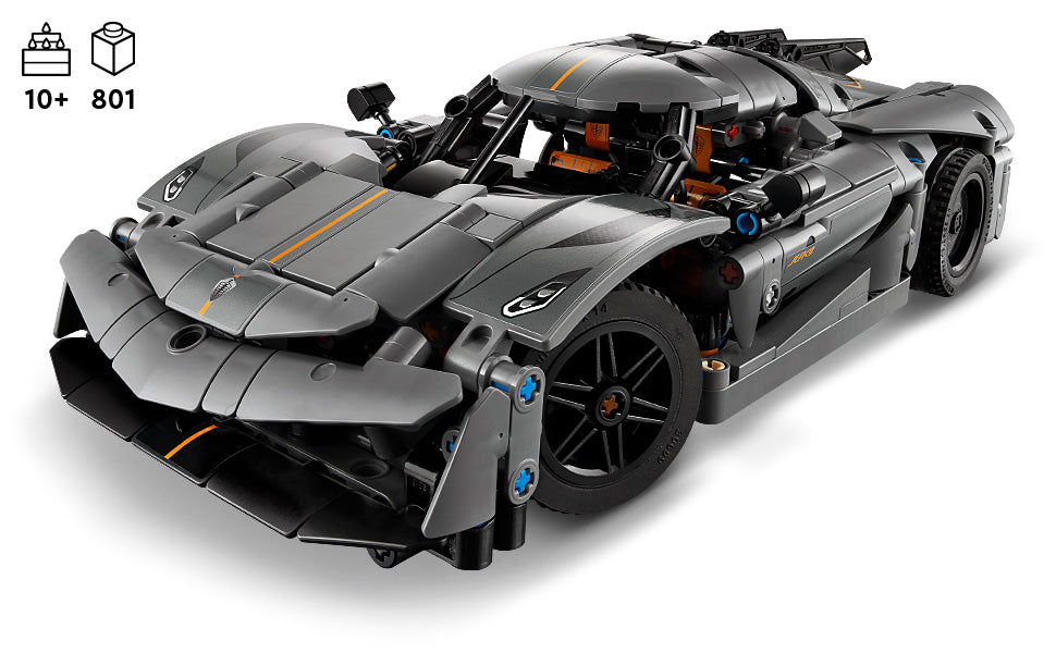Lego Technic Koenigsegg Jesko Absolut - Hipercar gris