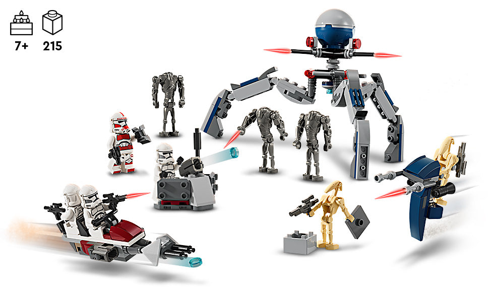 LEGO Star Wars 75372 - Paquete de batalla de soldado clon
