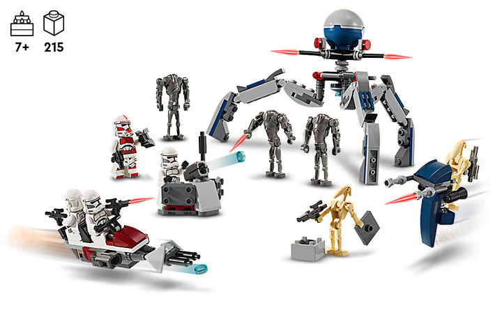 LEGO Star Wars 75372 - Paquete de batalla de soldado clon
