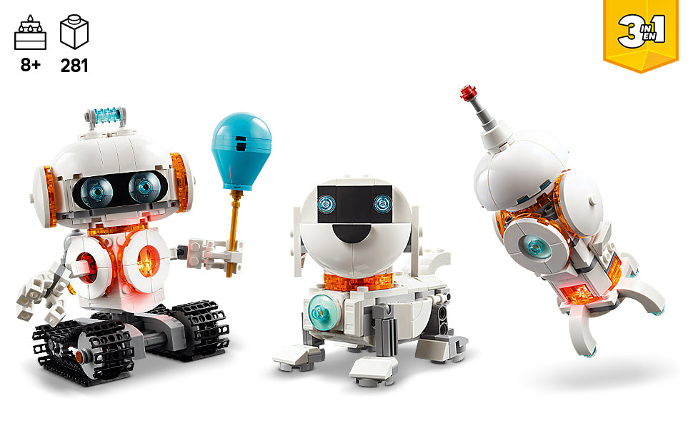 LEGO Creator 31164 - Robot espacial 3 en 1 kit de juguete