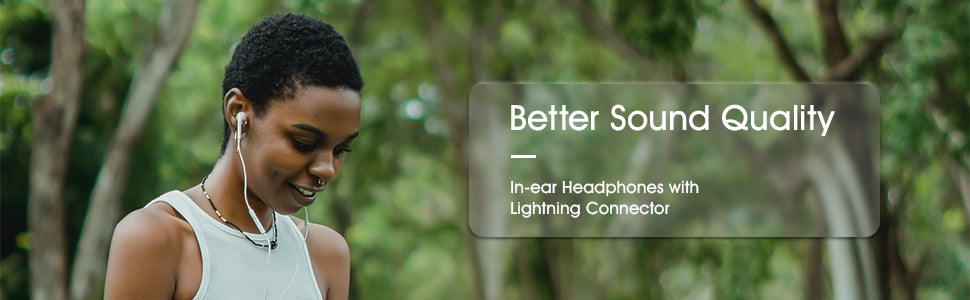 Auriculares para iPhone auriculares Lightning con cable