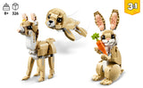 LEGO Creator 3 en 1 lindo conejito de juguete Juego de